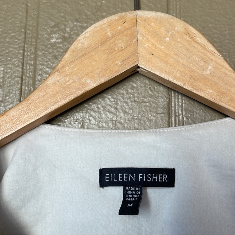 Eileen Fisher Women's Zip-Up 3/4 sleeve Jacket size M - Picture 3 of 7